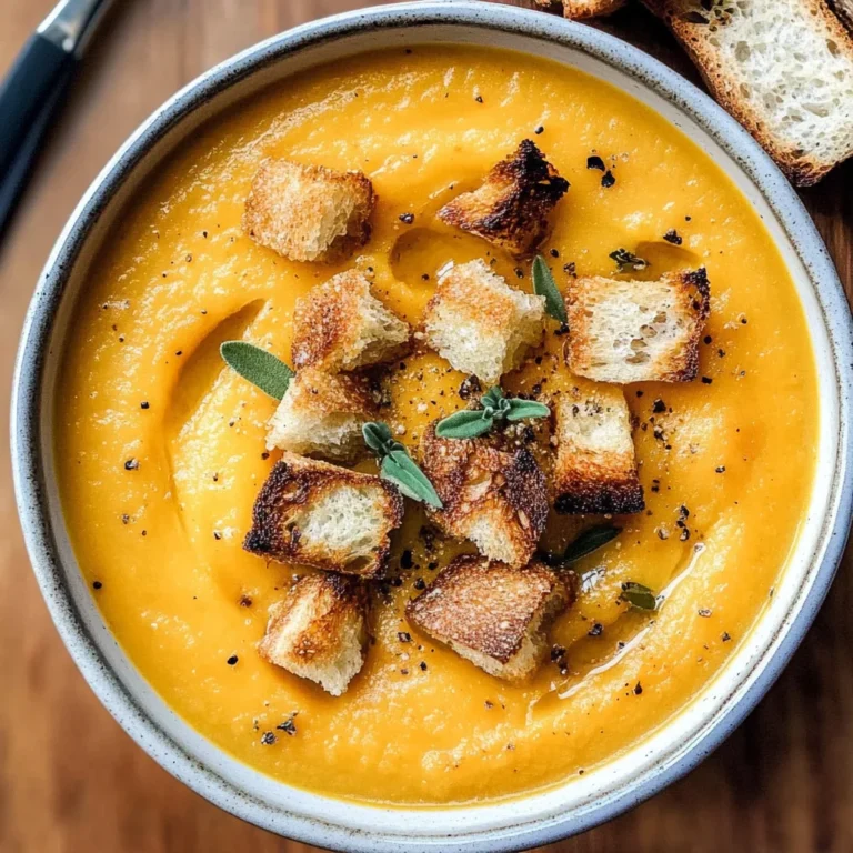 Roasted Butternut Squash Soup Recipe