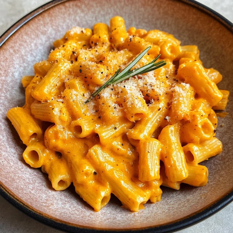 Roasted Pumpkin and Garlic Pasta