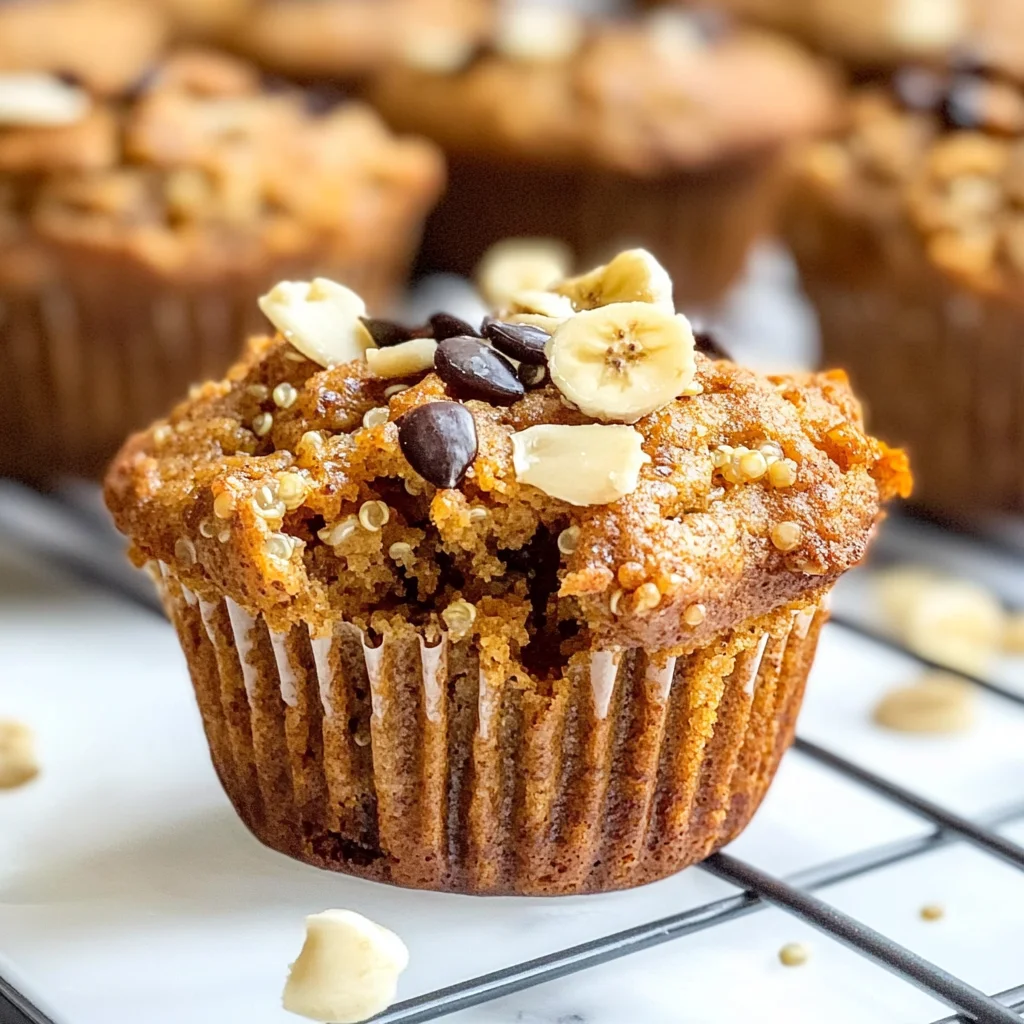 Skinny Pumpkin Quinoa Muffins