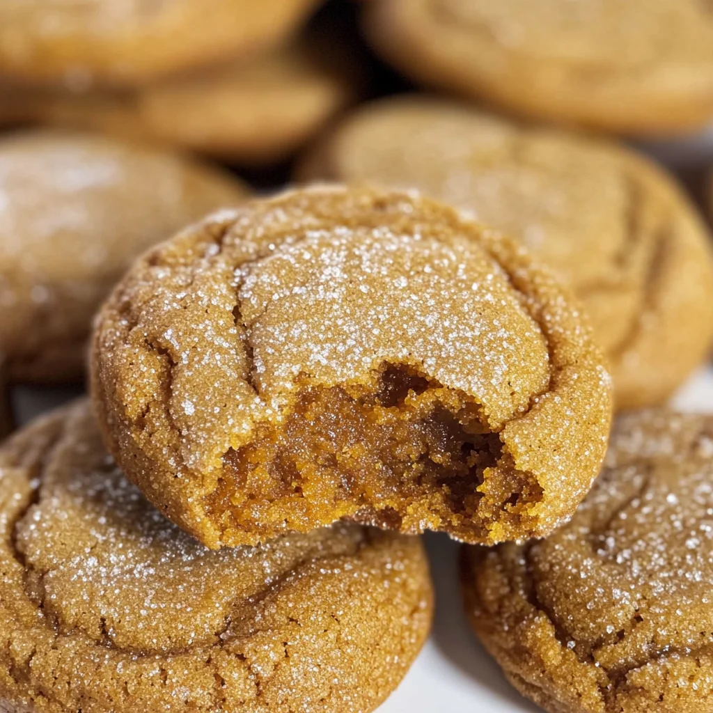 Soft and Chewy Pumpkin Molasses Cookies