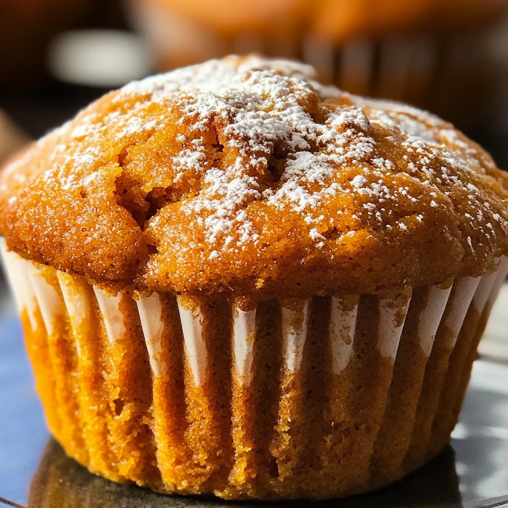 Spice Cake Pumpkin Muffins