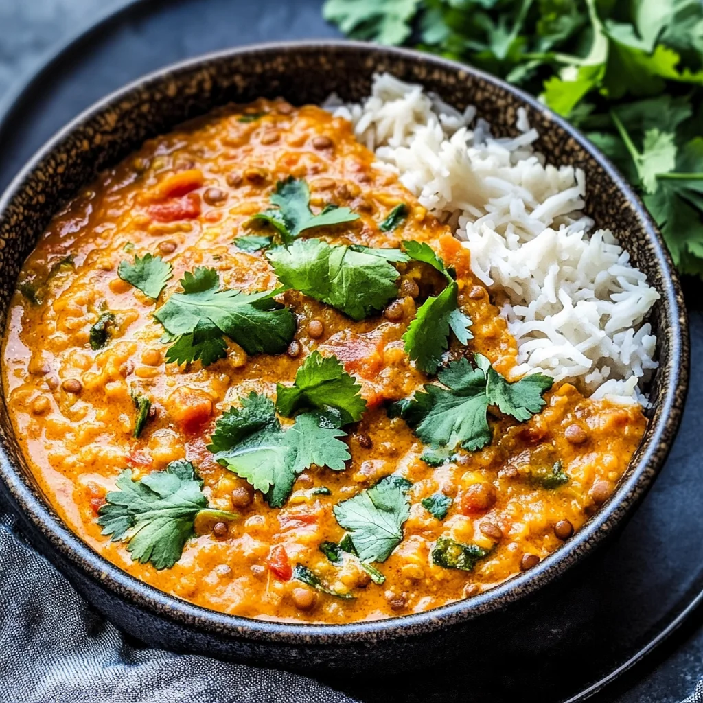 Spicy Red Lentil Curry