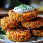 Ultimate Mediterranean Lemon Chickpea Patties with Yogurt Sauce