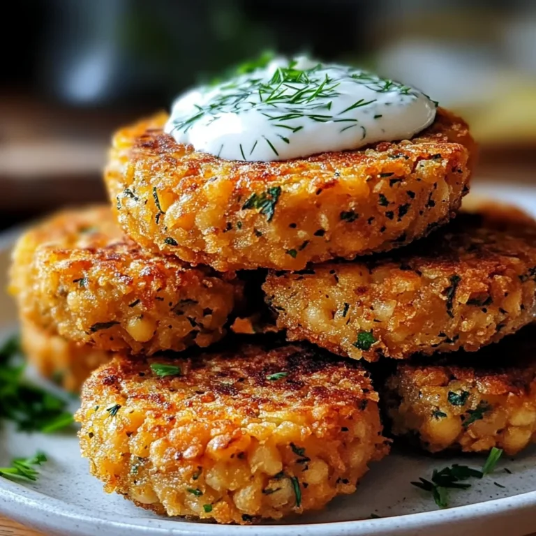 Ultimate Mediterranean Lemon Chickpea Patties with Yogurt Sauce