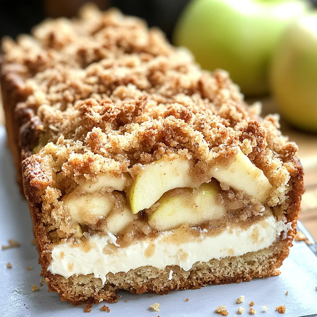 Apple Crisp Cheesecake Bread