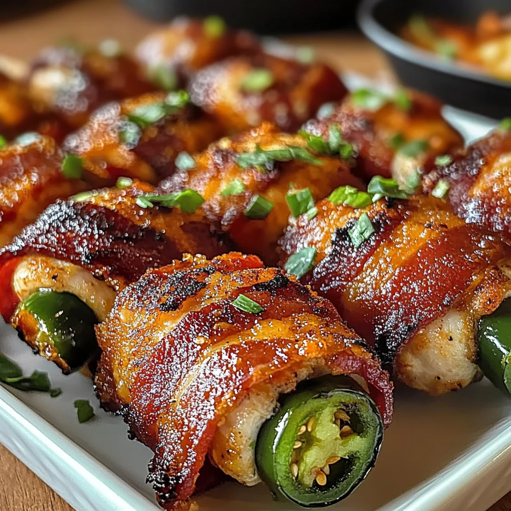 Bacon-Wrapped Jalapeño Chicken Bites