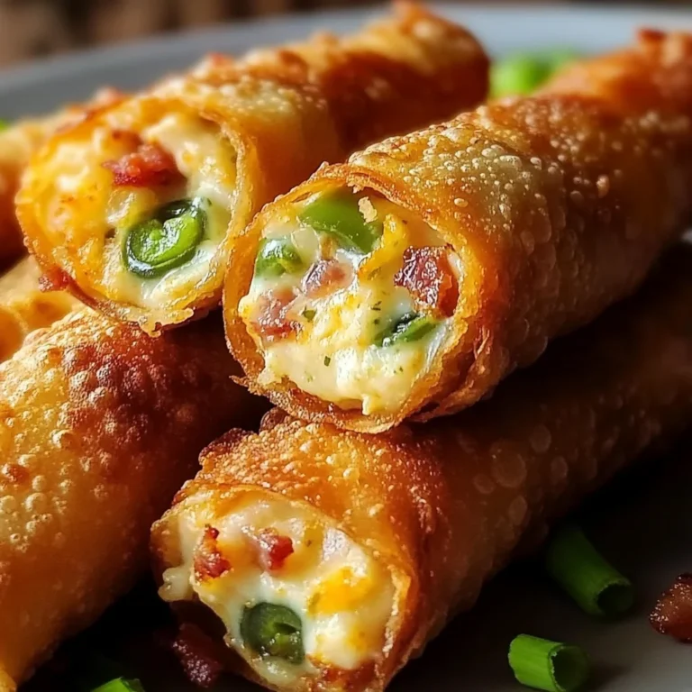 Bacon Jalapeño Eggrolls