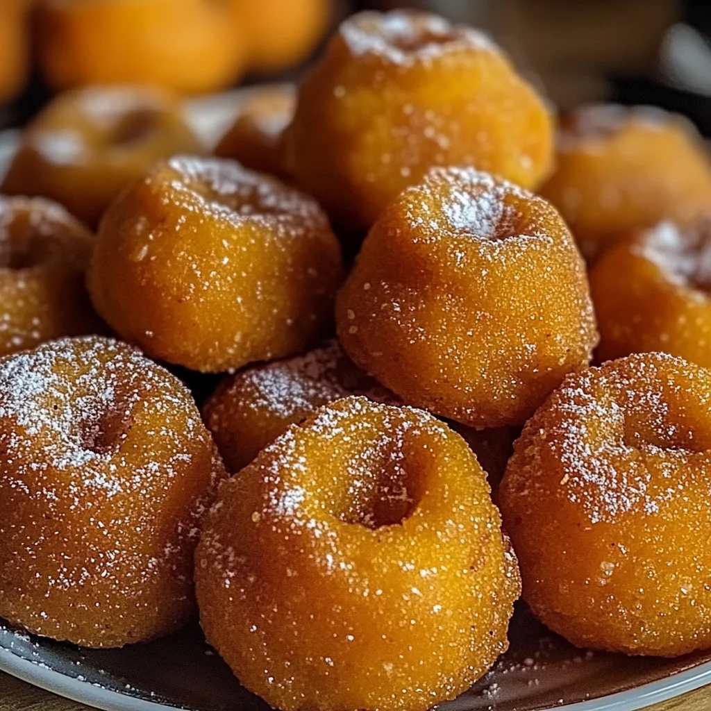 Baked Pumpkin Fritter Bites