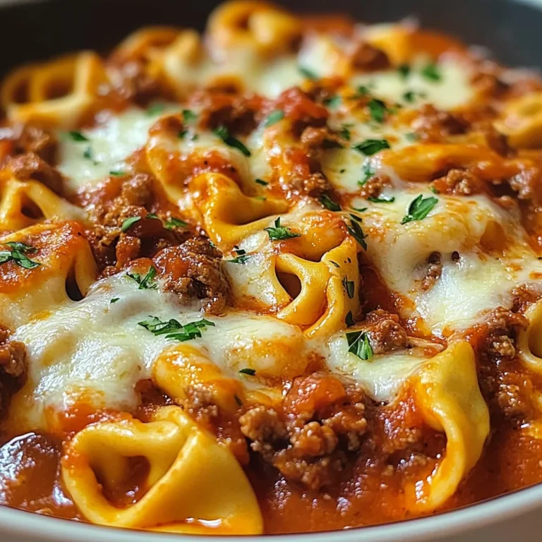 Beefy Tortellini Bake