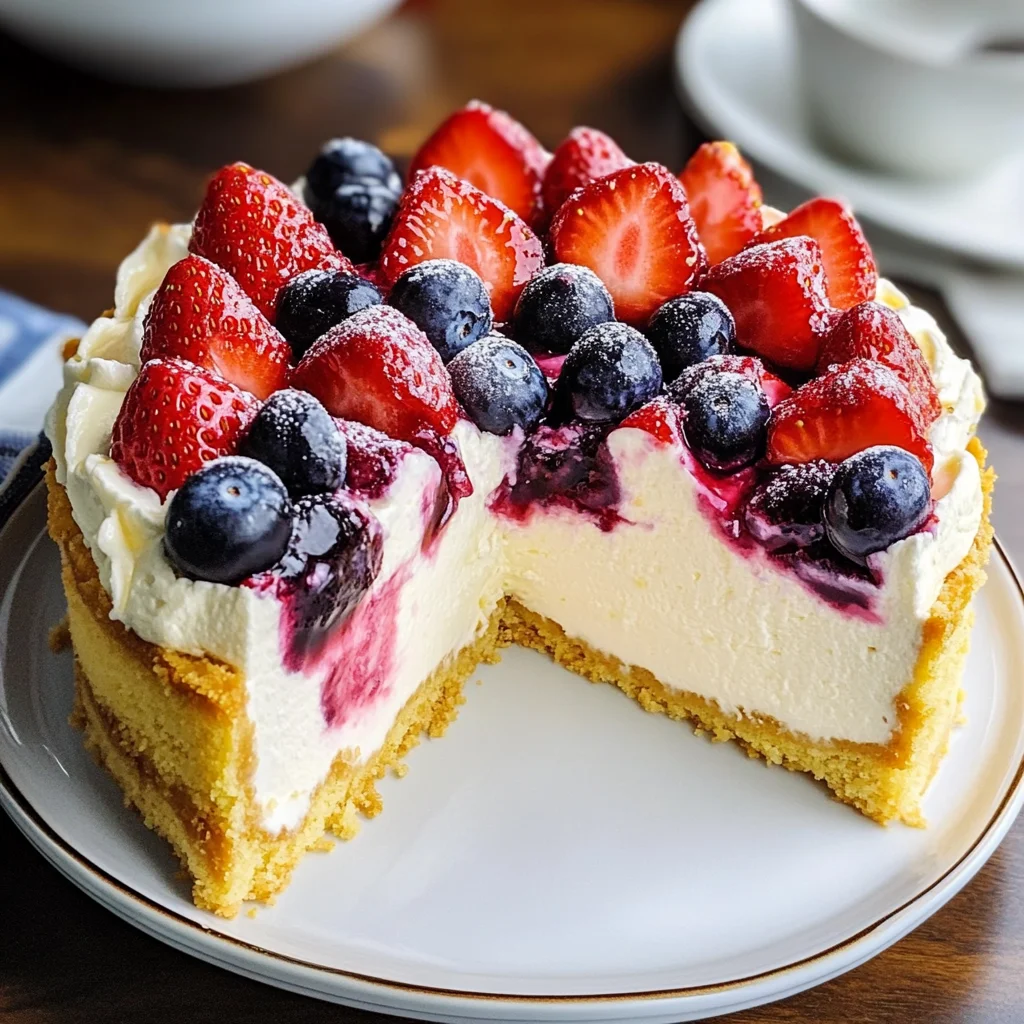 Berry Cheesecake Cake