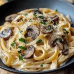 Caramelized Leek and Mushroom Gruyere Pasta