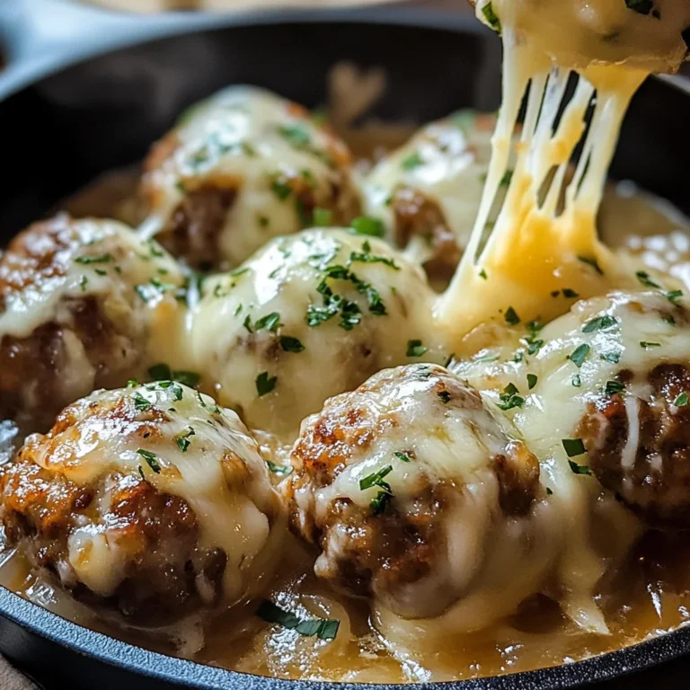 Cheesy French Onion Meatballs: The Ultimate Comfort Food Recipe
