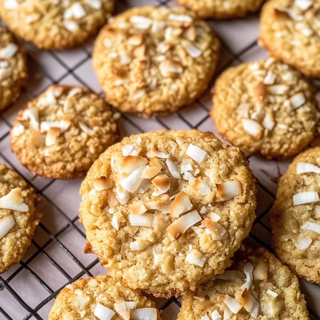 Chewy Coconut Cookies