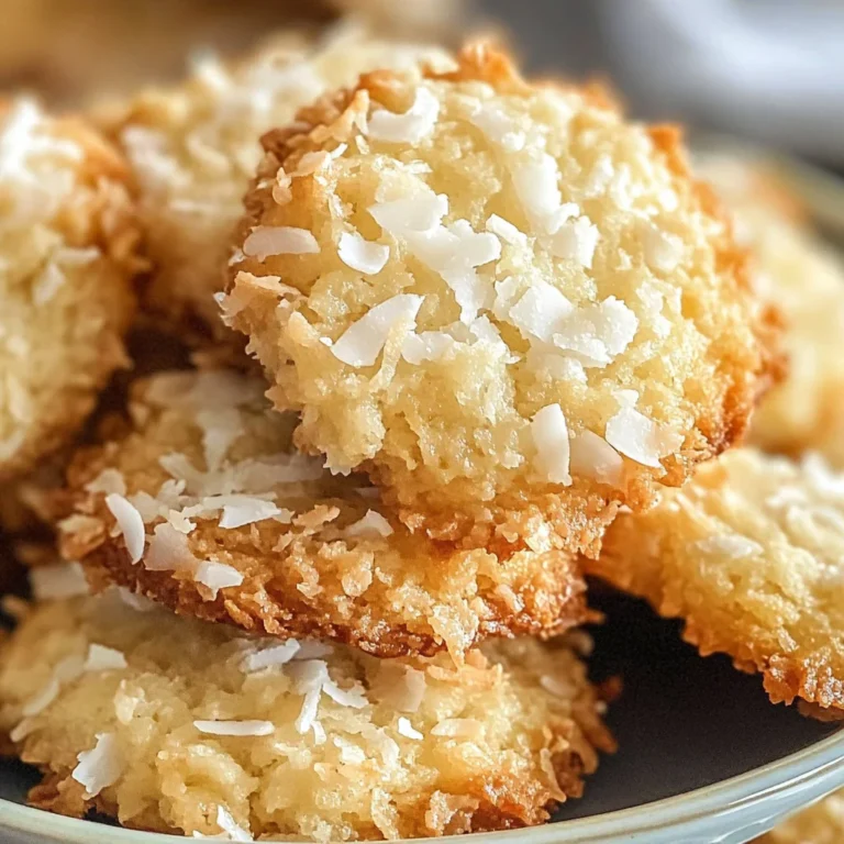 Chewy Coconut Cookies Recipe