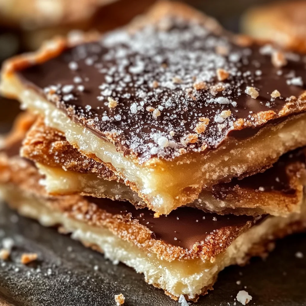 Churro Saltine Toffee