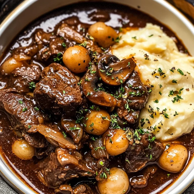 Classic Beef Bourguignon Recipe