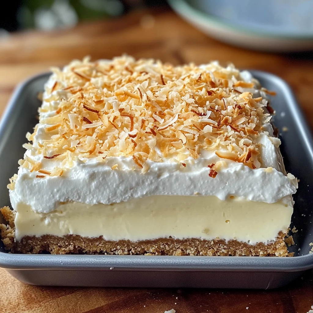 Coconut Cream Lush: A Creamy, No-Bake Dessert for Every Occasion