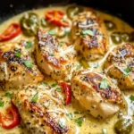 Creamy Pepperoncini Chicken Skillet Recipe - Quick & Easy