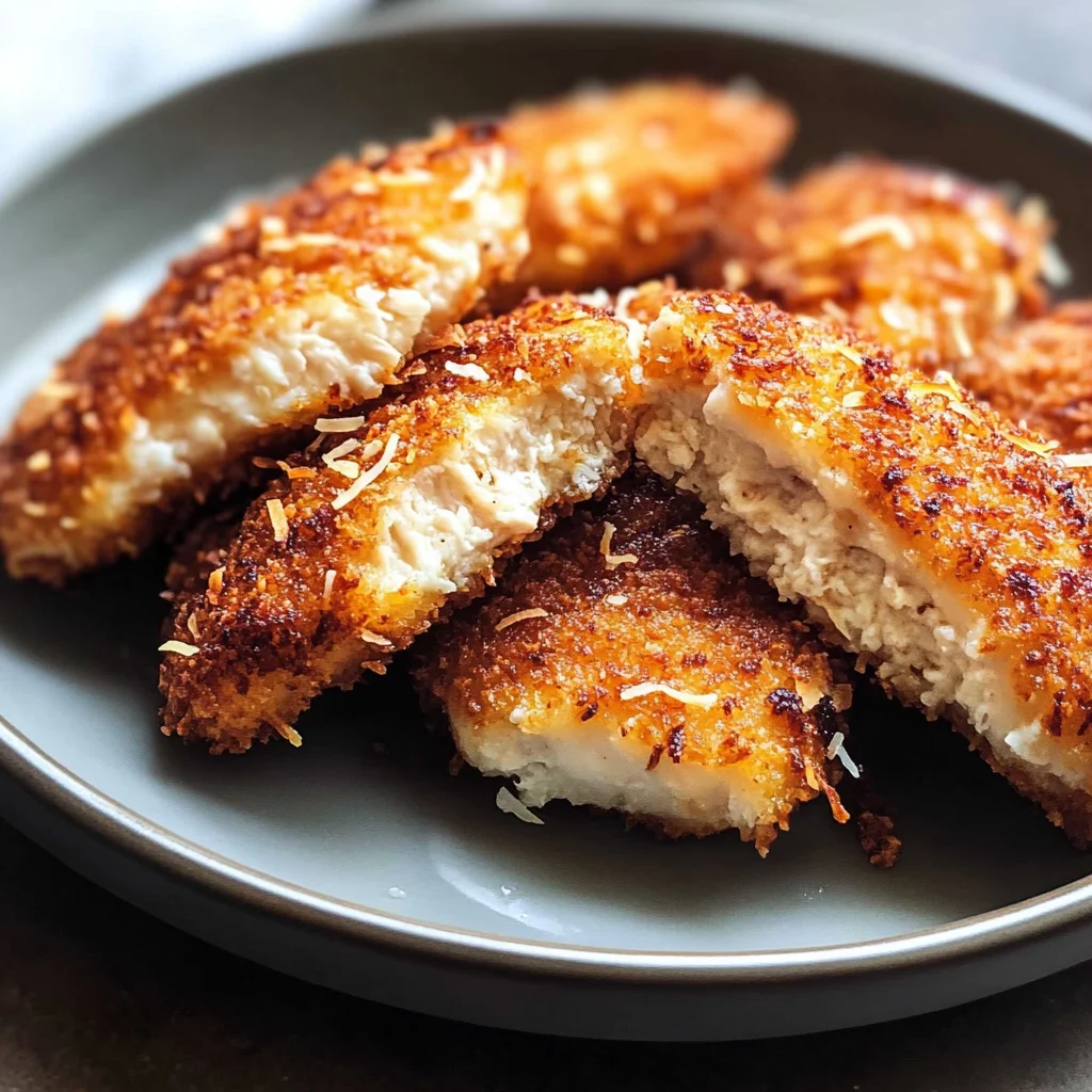Crispy Coconut Chicken Tenders