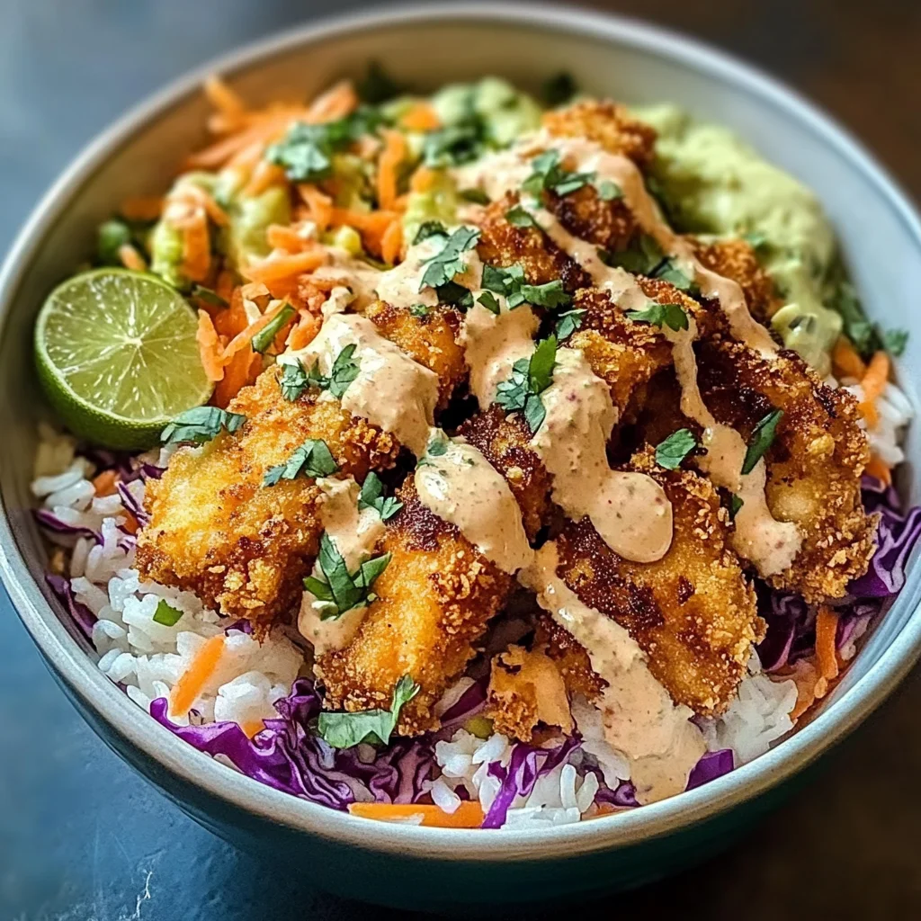 Crispy Fish Taco Bowls