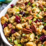 Crock Pot Cranberry Pecan Stuffing