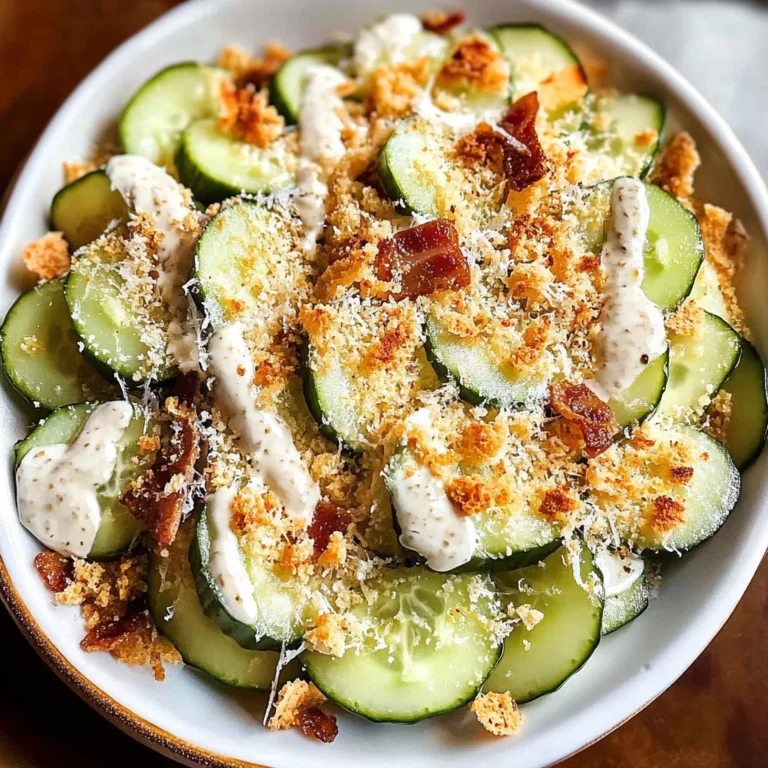 Cucumber Caesar Salad