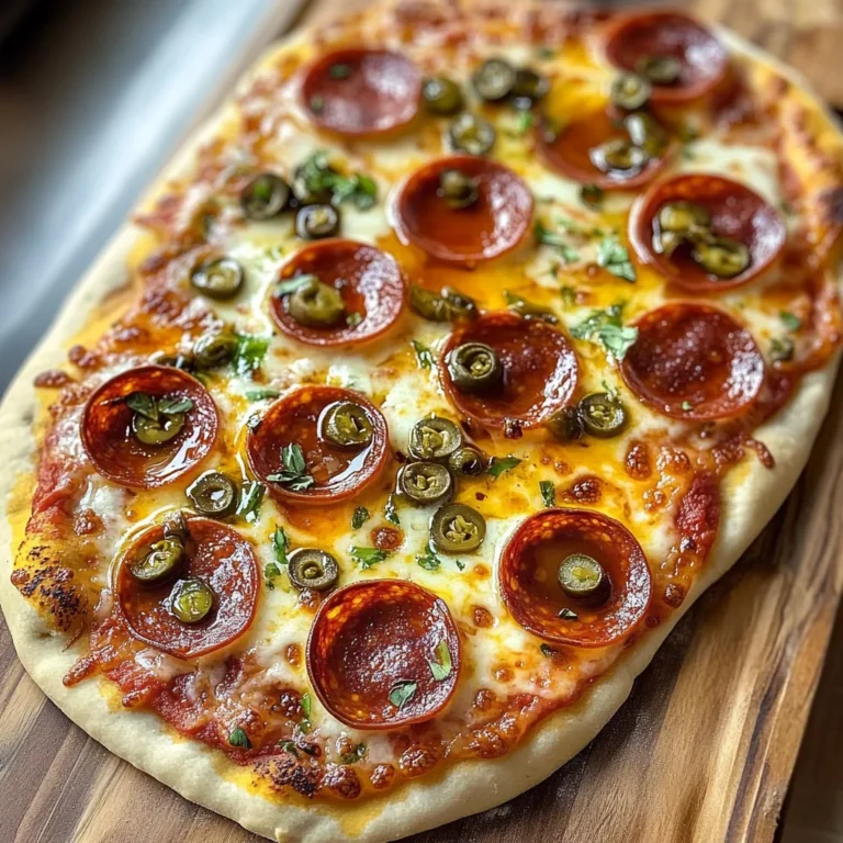Delicious Hot Honey Flatbread Pizza