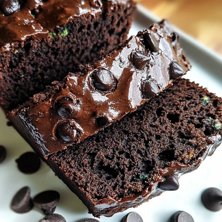 Double Chocolate Zucchini Bread