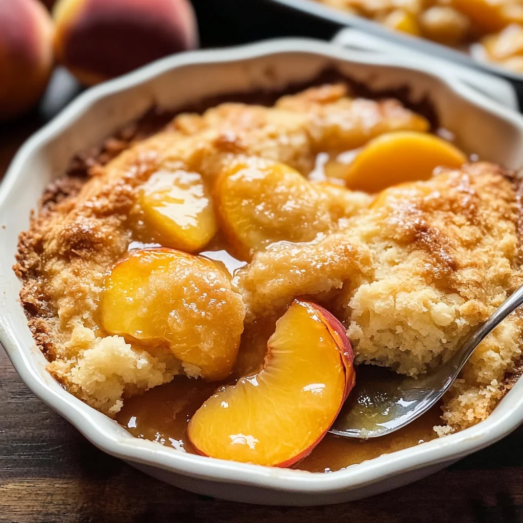 Fresh Peach Cobbler Recipe