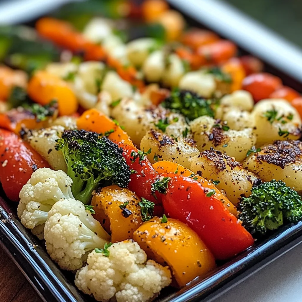 Garlic Roasted Vegetables