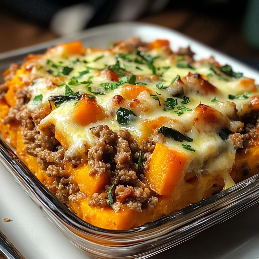 Ground Turkey Sweet Potato Casserole