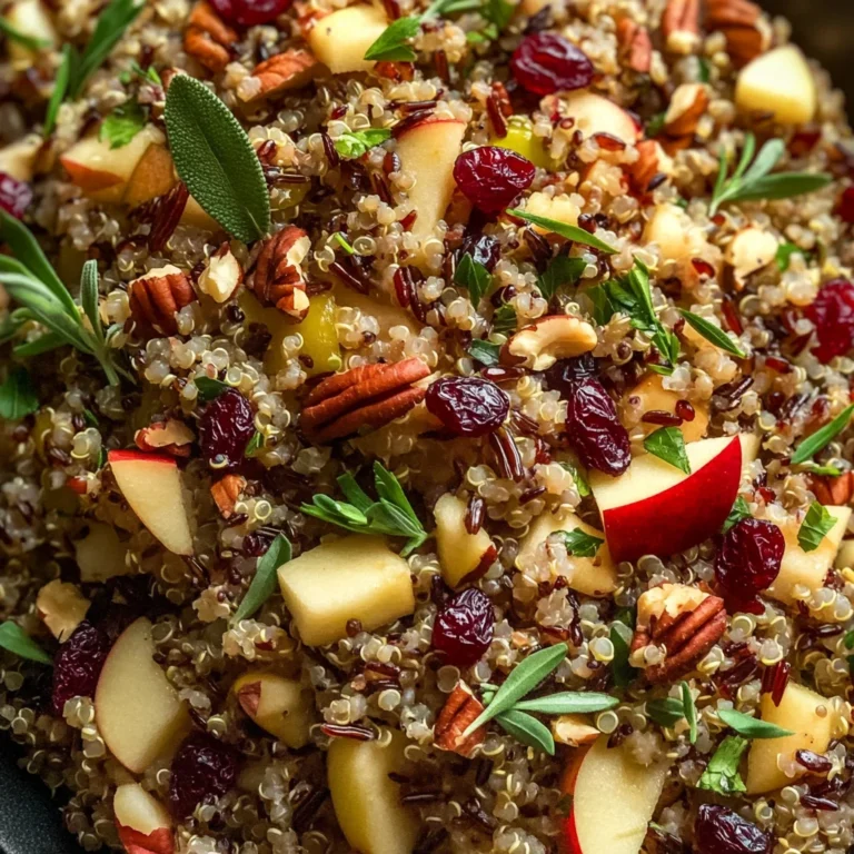 Herbed Wild Rice Quinoa Stuffing