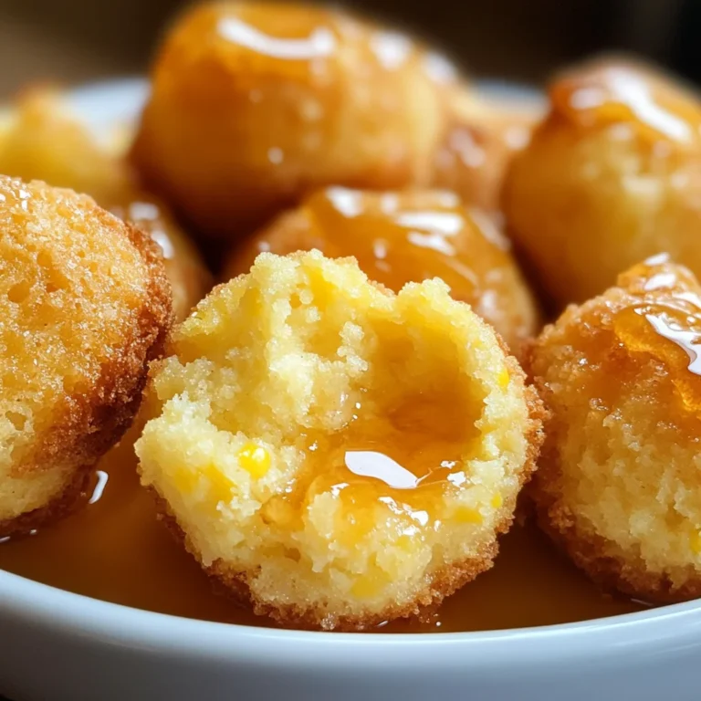 Honey Butter Cornbread Poppers