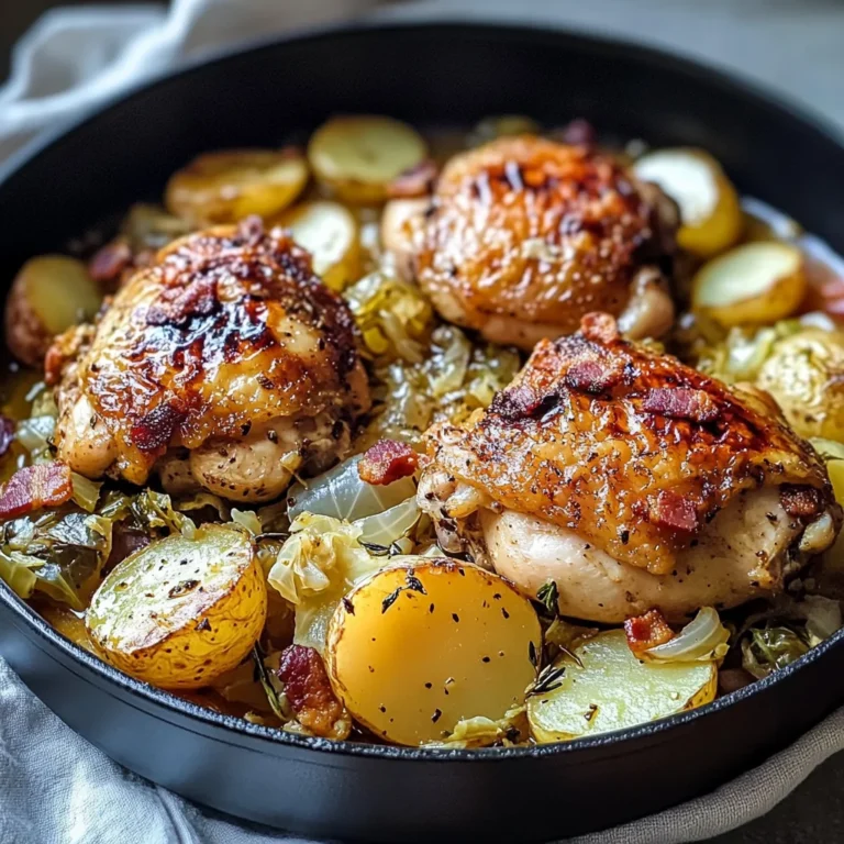 Irish Chicken with Cabbage and Potatoes