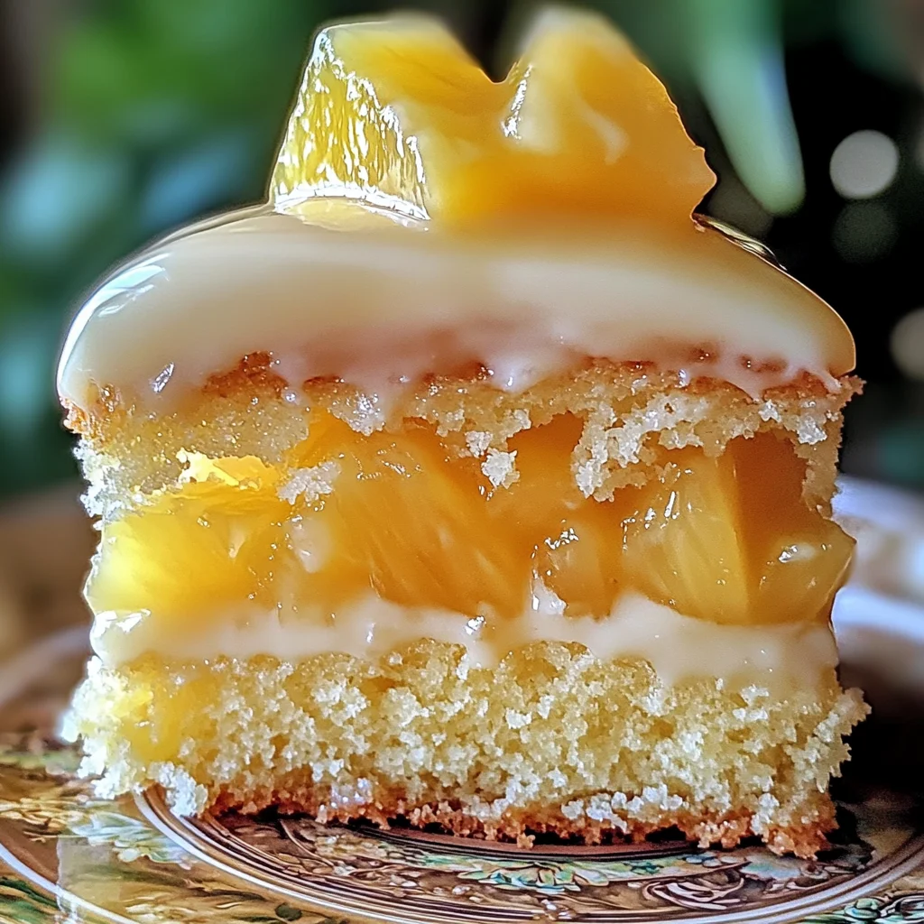 Juicy Pineapple Heaven Cake