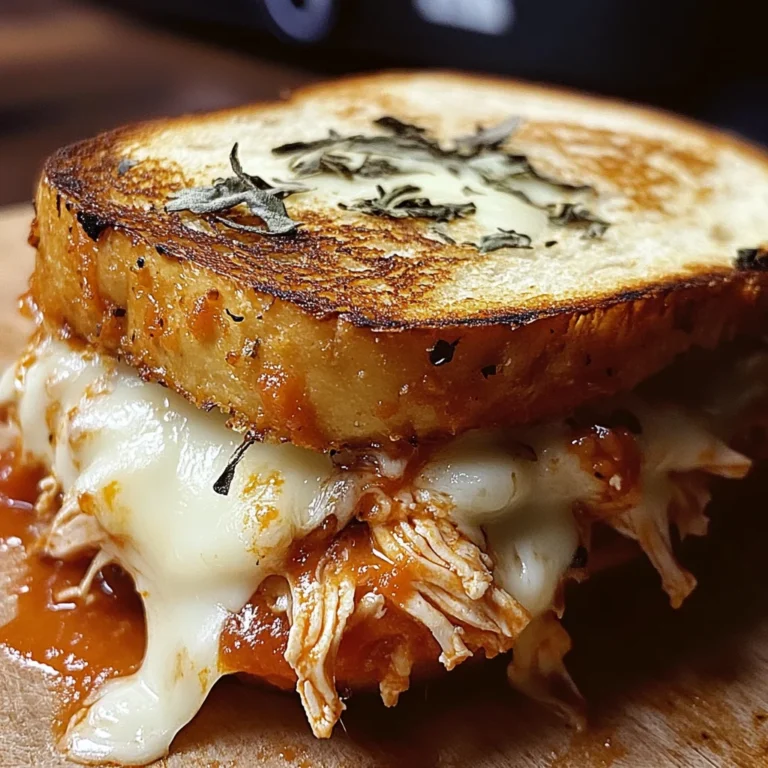 Lazy Chicken Parmesan Grilled Cheese