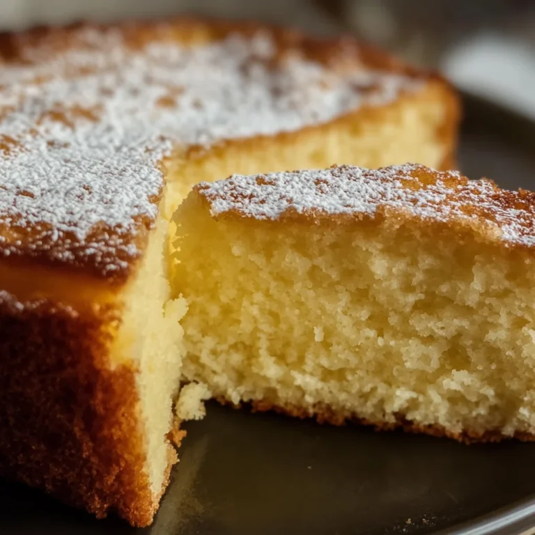 MIGLIACCIO: RICOTTA AND SEMOLINA CAKE