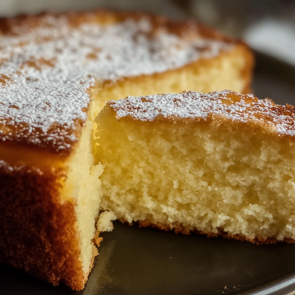 MIGLIACCIO: RICOTTA AND SEMOLINA CAKE
