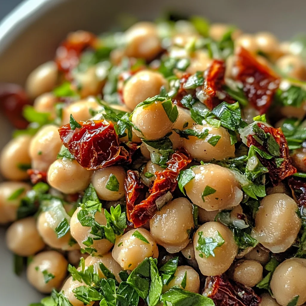 Marinated Sun-dried Tomato Bean Salad