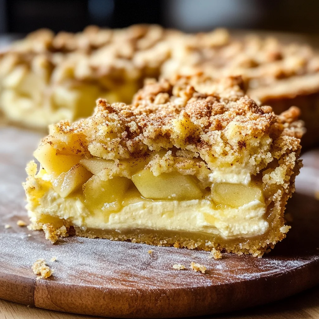 Mascarpone Apple Crumble Torta