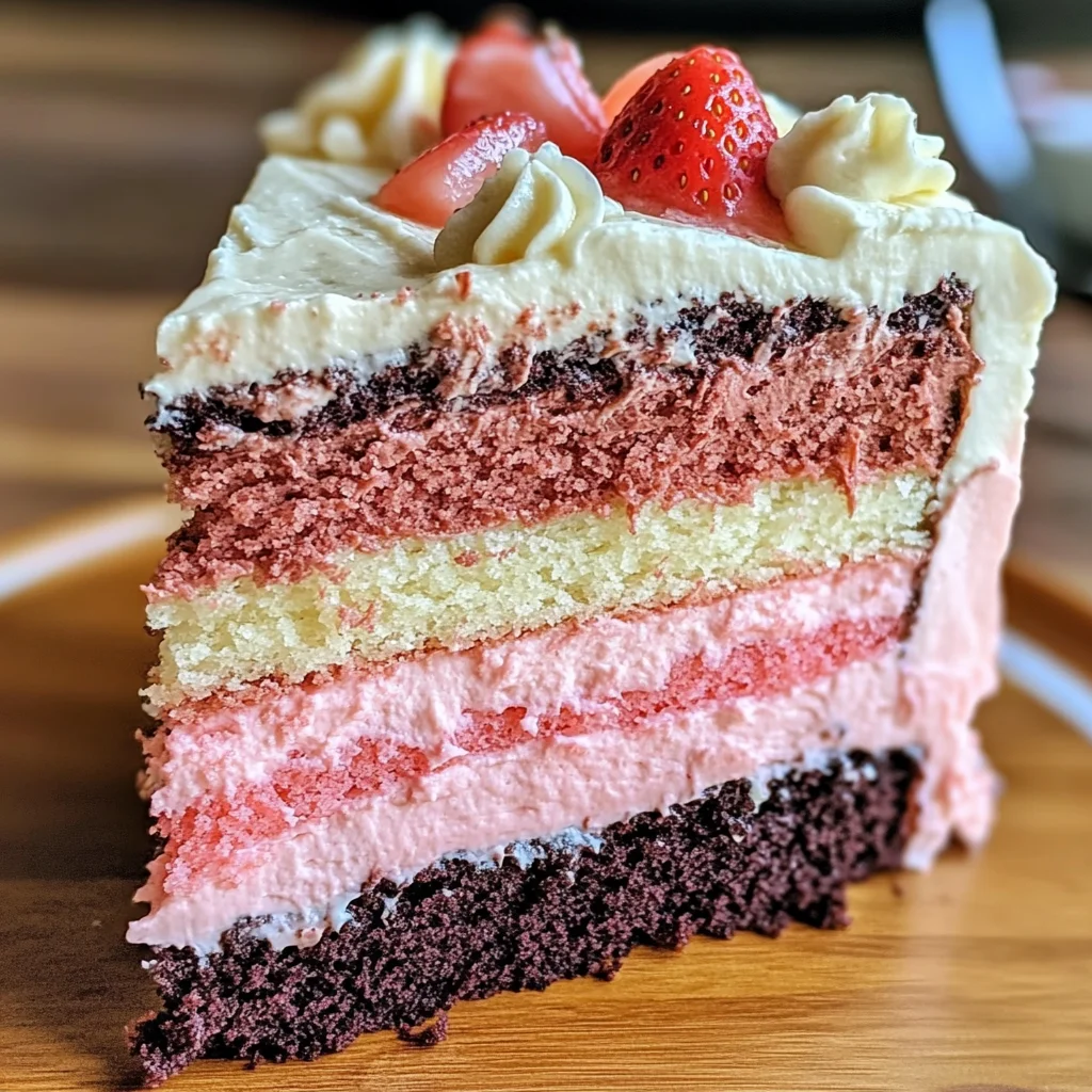 Neapolitan Cake