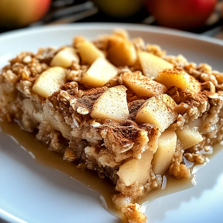 Oatmeal Apple Breakfast Bake