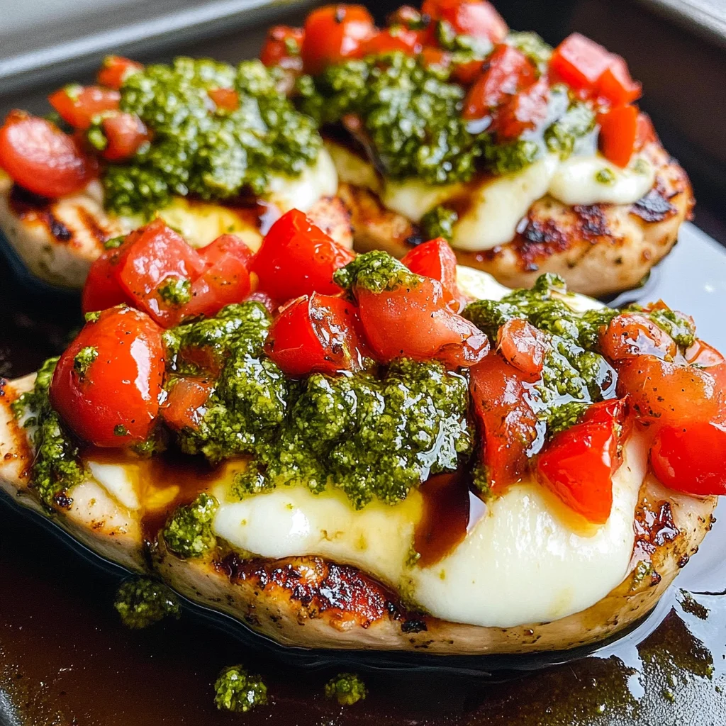 Pesto Bruschetta Chicken