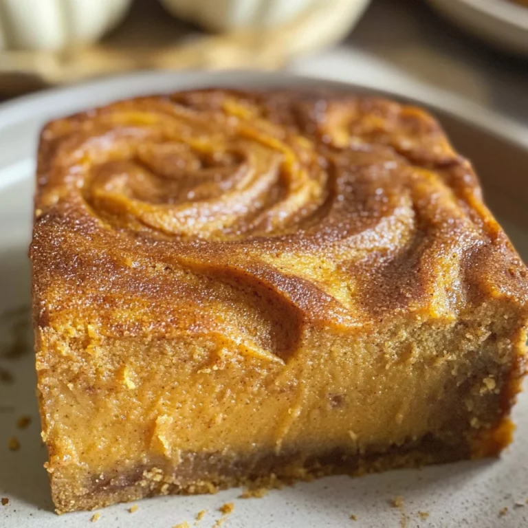 Pumpkin Gooey Butter Cake Recipe