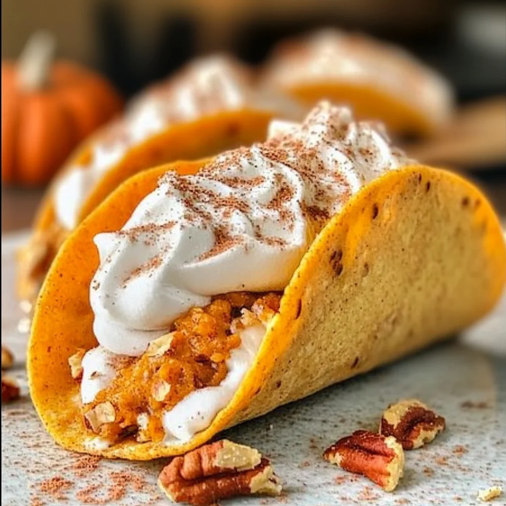 Pumpkin Pie Tacos