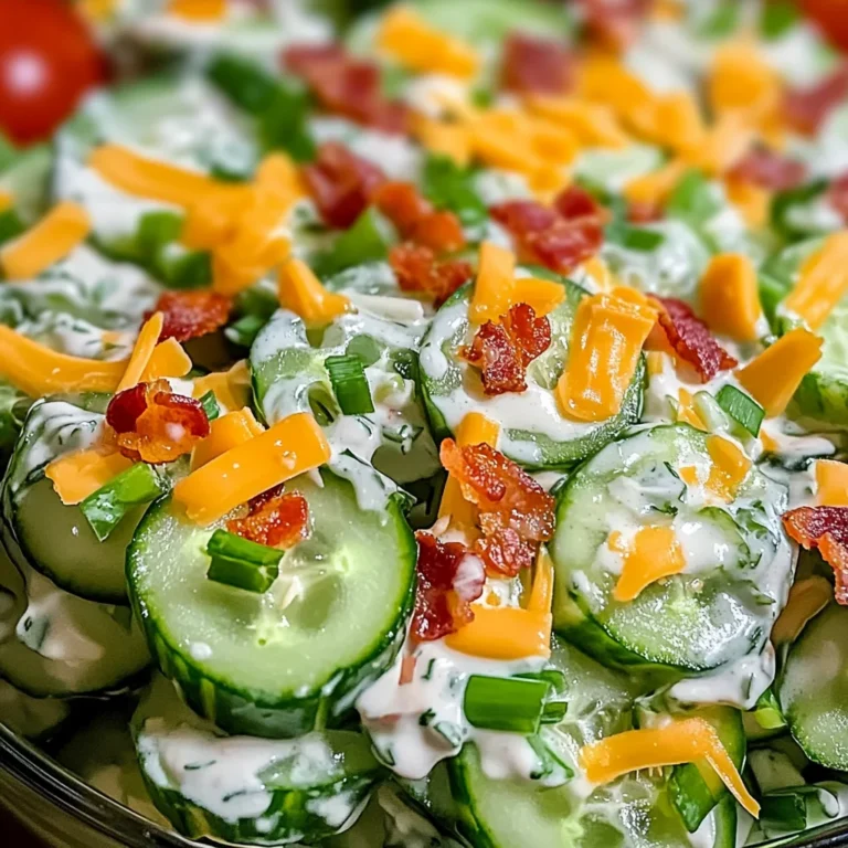 Refreshing Cucumber Ranch Crack Salad Recipe