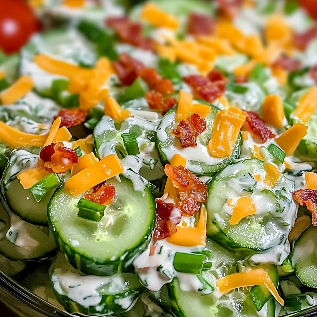 Refreshing Cucumber Ranch Crack Salad Recipe