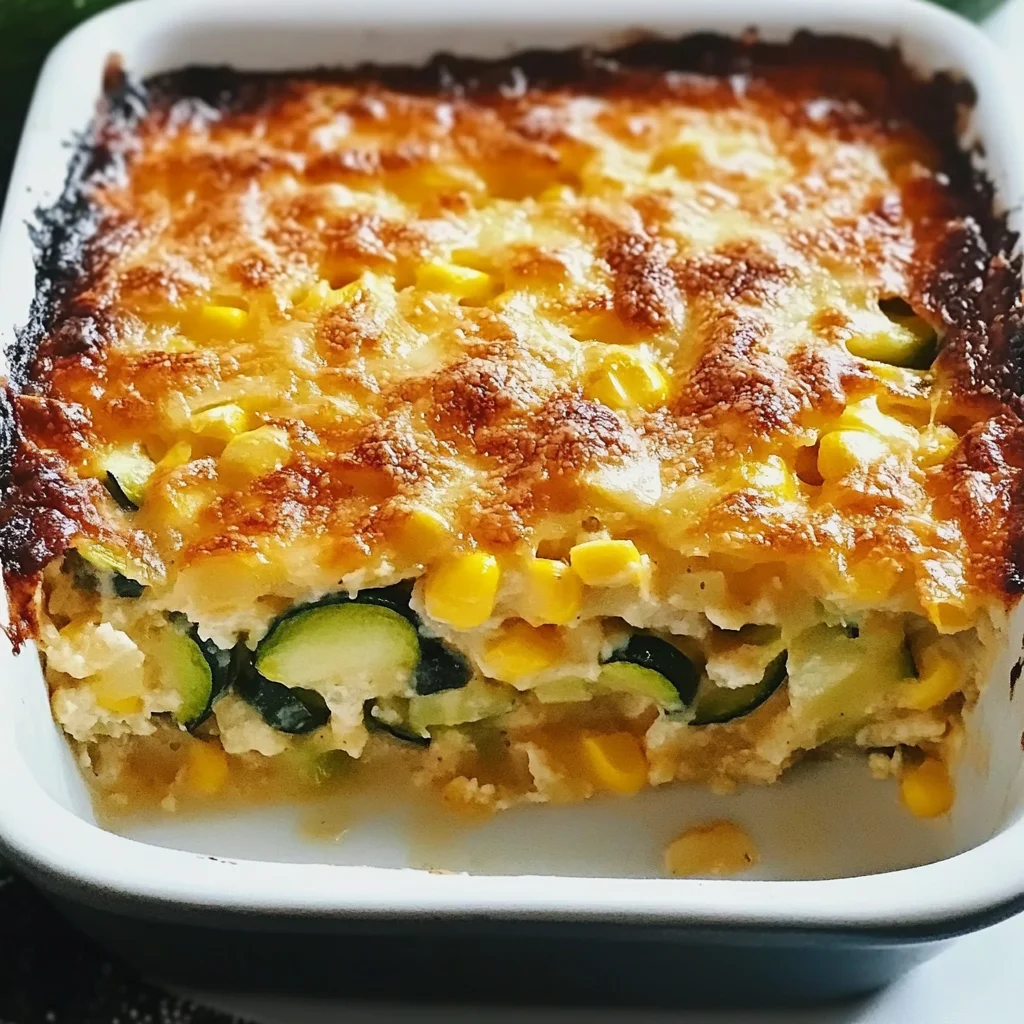Savory Garden Zucchini Casserole - Alrightwithme