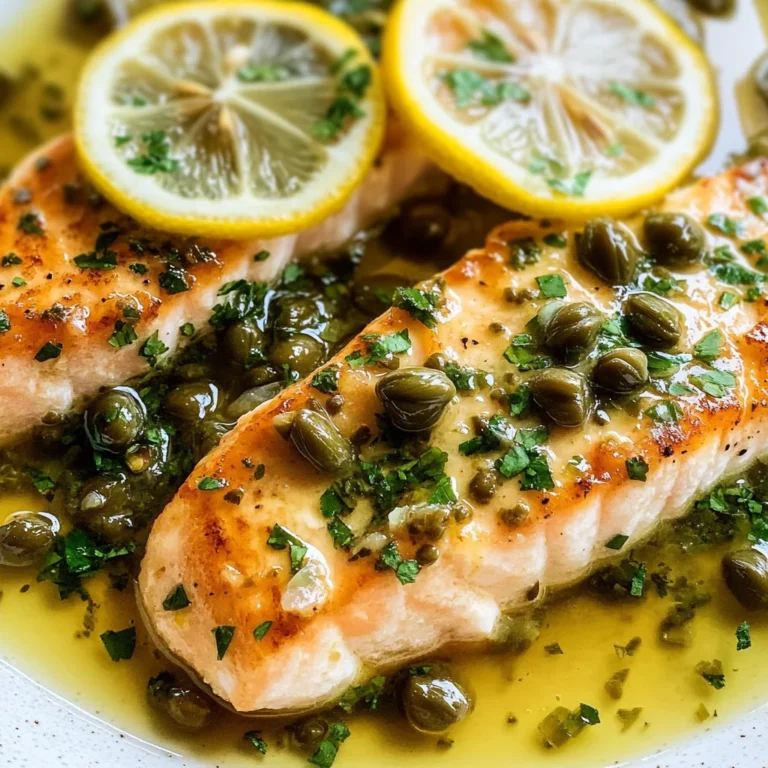 Simple Lemon Caper Sauce