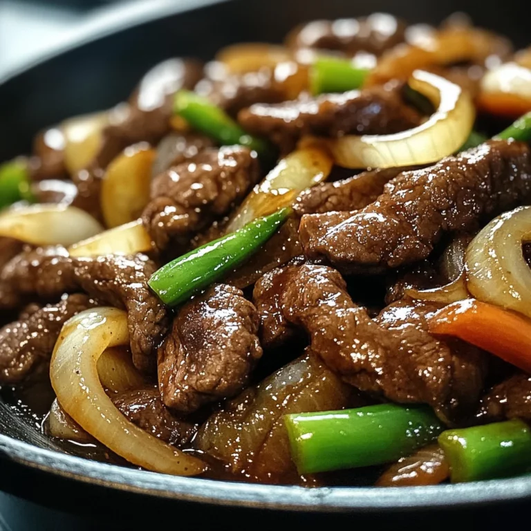 Sizzling Chinese Pepper Steak with Onions